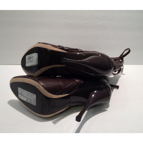 New Jimmy Choo Runway Lace Up Leather Ankle Boot - Picture 7 of 8